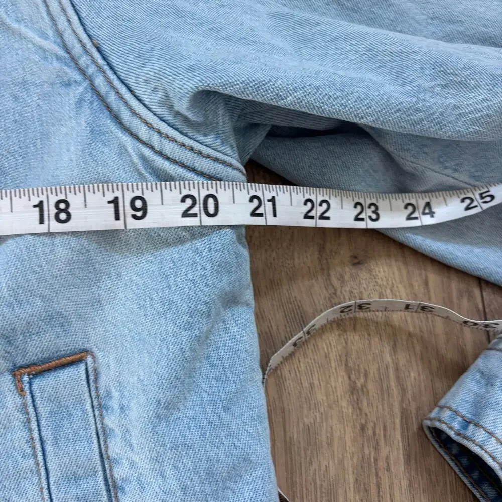 Universal Thread Sherpa Lined Trucker Denim Jacket M